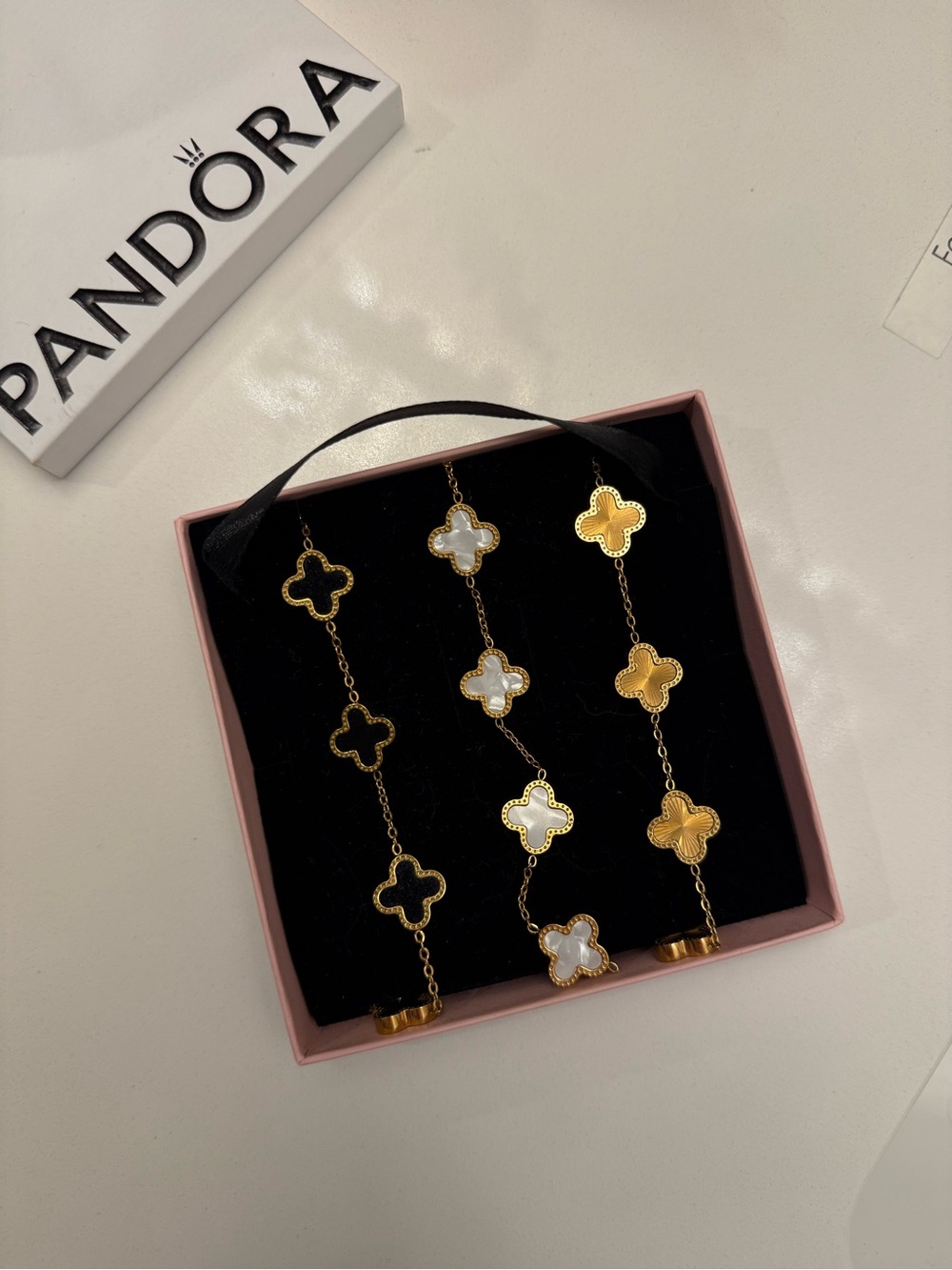 Gold bracelets